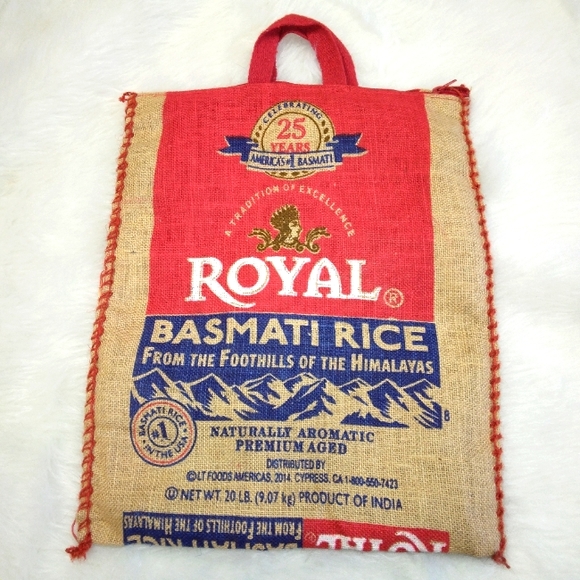 RECLAIMED Burlap Rice Bag for crafting - Picture 1 of 10